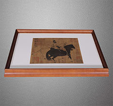 鹤山书画装裱配框服务案例